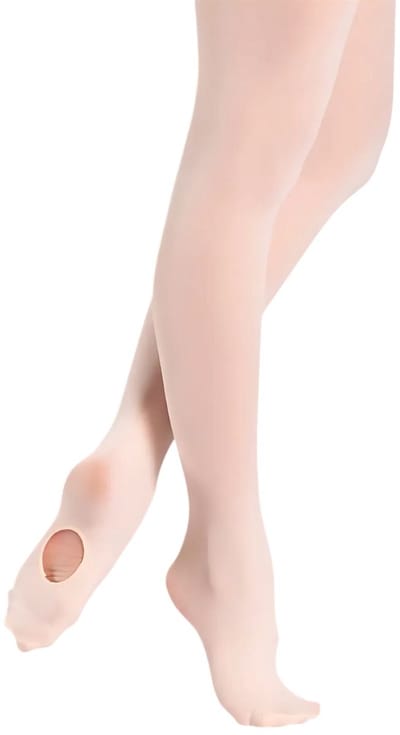 Convertible | Roze Balletpanty met voetgat 12/13 jaar – Maat 146-152