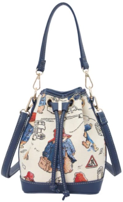 Bucket Bag - Handtas - Schoudertas - Paddington beer met creme achtergrond