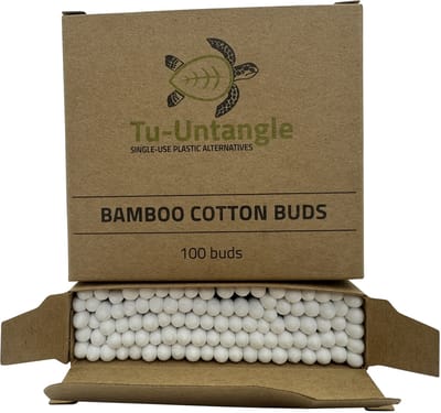 Tu-Untangle - Bamboe wattenstaafjes - 400 stuks - Duurzaam - Milieuvriendelijk