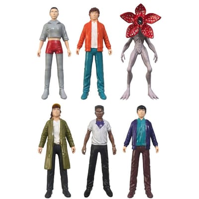 18 stuks/set poppen in figuurstijl Eleven Monster Stranger Things beeldje PVC anime figuren verzamelspeelgoed Kerstmis gray