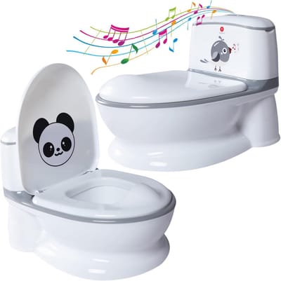 Realistisch Geluid Toilet Potje voor Baby's - Stabiel en Comfortabel Toilet Training voor Jongens en Meisjes