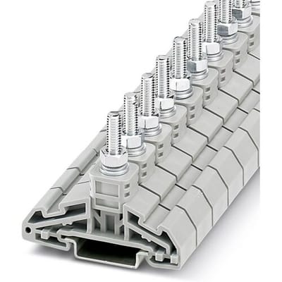 Phoenix Contact 3049204 Verbinder voor hoge stroomsterkten 16 mm Boutaansluiting Grijs 25 stuk(s)