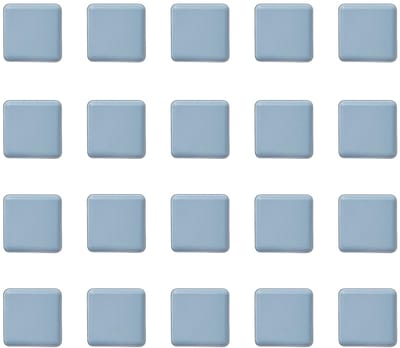 Dailygoods- Meubelglijders 20 stuks - Zelfklevende PTFE-glijders 20 x 20 mm - Vloerbescherming - Zware meubels - Eenvoudige installatie - Duurzaam