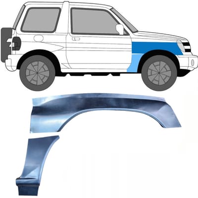 Reparatiepaneel voorspatbord voor Mitsubishi Pajero Pinin 1998-2007 / Rechts