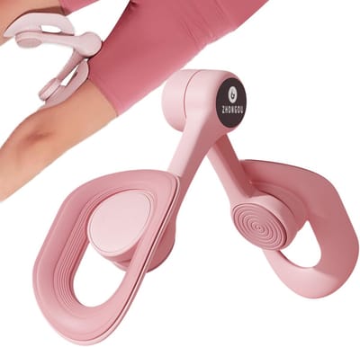 Dijbeen Trainer - Heup Versterker - Thuis Fitness - Compact Ontwerp - 24 cm - Roze