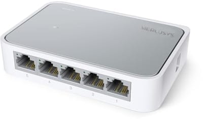 5-Poorts 10/100 Mbps Desktop Ethernet Switch - Plug & Play Netwerk Hub