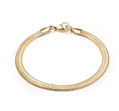Stainless Steel Slangarmband – Goudkleurig 20 cm | Armband - EmmyRovi