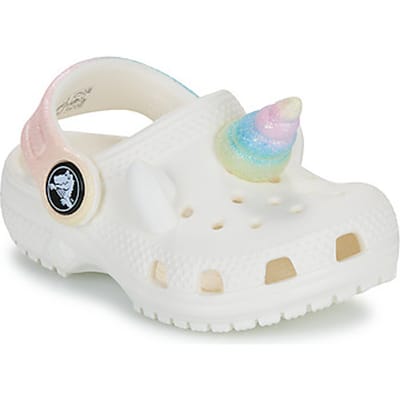 Crocs Crocs Classic Rainbow Unicorn Clogs Slippers wit