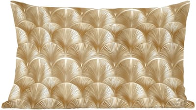 Sierkussens - Kussentjes Woonkamer - 60x40 cm - Patroon - Waaier - Goud