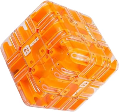 Doolhof Kubus - Hersenkraker Puzzel - Logisch Denken Trainen - 3D Ruimtelijk Inzicht - 10 x 9 cm - Meerdere Kleuren
