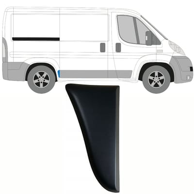 Zijlijst sierlijst voor Citroen Jumper 2006-2018 / Rechts