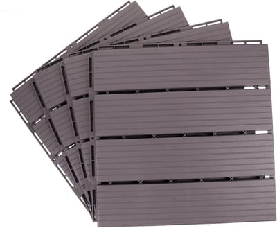 Buiten Vloertegels - Terrastegels Balkon - Buitenruimte Aankleden - In elkaar grijpend Systeem - 30x30CM - Grijs