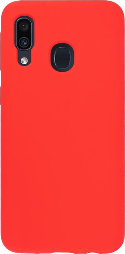 BMAX Siliconen hard case hoesje geschikt voor Samsung Galaxy A40 - Hard Cover - Beschermhoesje - Telefoonhoesje - Hard case - Telefoonbescherming - Rood