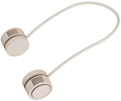 Store_7 - Handsfree Nekventilator - Draagbare Ventilator - Flexibel Ontwerp - Abrikoos - Krachtige Koeling - Ideaal voor Kantoor en Thuis