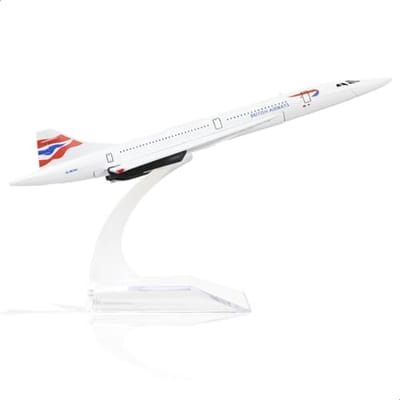 1/400 Concorde Vliegtuigmodel - Supersonisch Vliegtuig Voorgebouwd en Collectie