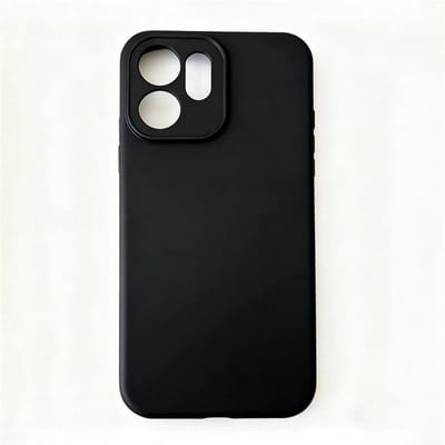 MobyDefend Hoesje - Geschikt voor Oppo Reno14 F / Oppo Reno14 FS - TPU Backcover - Mat Zwart