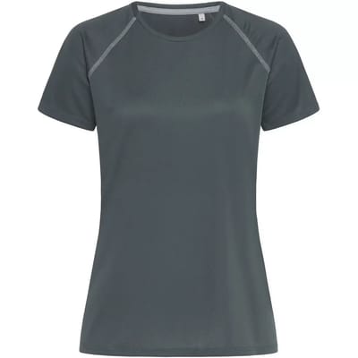Stedman Active 140 Team Raglan Women S8130 - Granite Grey - S