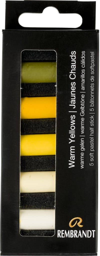 Rembrandt softpastel half 5 Warme gelen