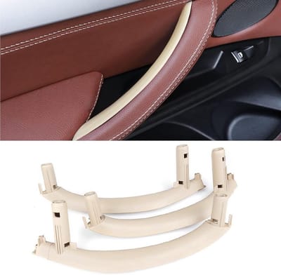 Set van 3 Compatibele Interieur Deurgrepen voor BMW X5 F15 F85 (2014-2018) en X6 F16 F86 (2015-2018) - Beige Deurgrepen voor Binnen, Links en Rechts, Hoogwaardige Vervangingen