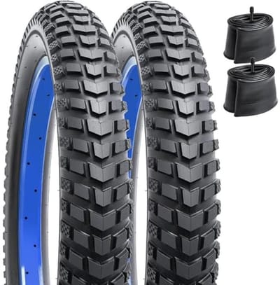 2 Pack Mountainbike Banden 20 inch - Fietsbuizen Compatibel met 20 x 3.0