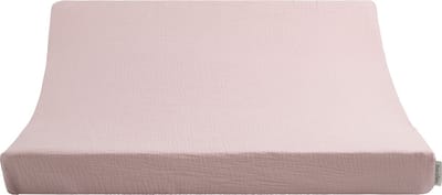 Baby's Only Baby aankleedkussenhoes Fresh ECO - Waskussenhoes - Overtrek verzorgingskussen - Oud Roze - 45x70 cm - 100% Ecologisch katoen