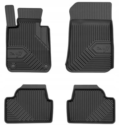 Frogum No.77 - Automatmatten - Geschikt voor BMW 1 Serie E81 2004-2011 - TPE Rubber - 4-delige set
