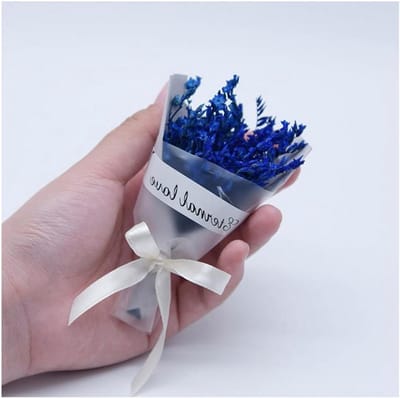 Mini droogbloemenboeket voor DIY decoratie met natuurlijke bloemen