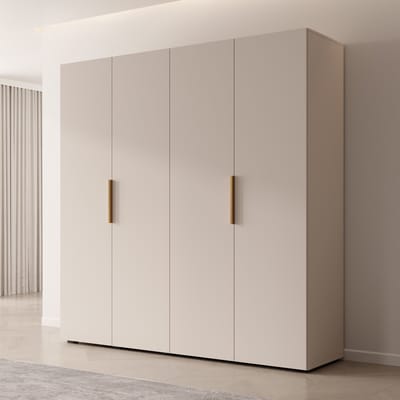 Meubella - Kledingkast Marquesa - Beige - 200 cm