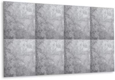 Tulup PVC Wandpaneel - Betonnen Vloer Vinyl Wandpaneel - 100 cm x 50 cm - Grijs Vinyl Wandpaneel - 1 stuk - PVC Wandpaneel - Industrieel Muurpaneel - Vinyl Wandbekleding - Plaktegels Keuken en Badkamer