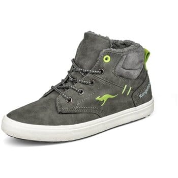 KangaROOS Kavu X high-top kindersneaker unisex grijs gevoerde winterschoenen