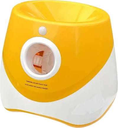 Livano Honden Speelgoed - Hond - Speelgoed - Dog Toy - Balwerper - Oranje + 3 ballen