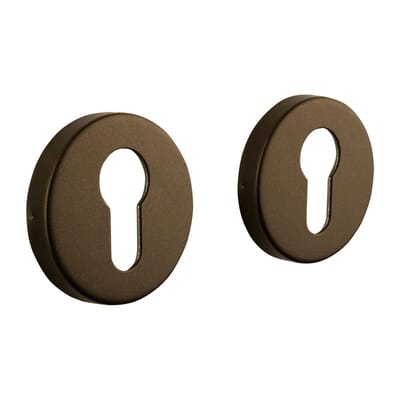 Lavuzo cilinderrozet brons rond | Per set