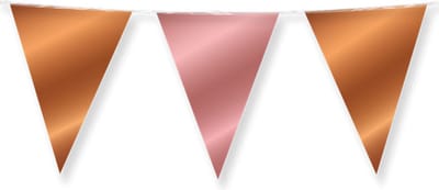 Paperdreams - Vlaggenlijn Bronze & RoseGold