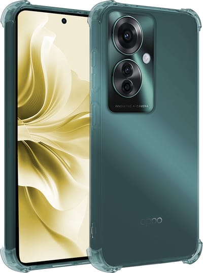 Hoesje - Geschikt voor OPPO Reno 11F - Sterk & Shockproof - Siliconen Case - Back Cover - Telefoon Hoes Shock Proof - Telefoonhoesjes - Transparant