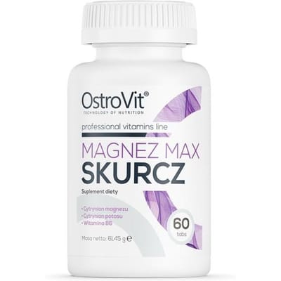 Mineralen - OstroVit Magnesium Max Kramp 60 tabletten - 60 Tabletten