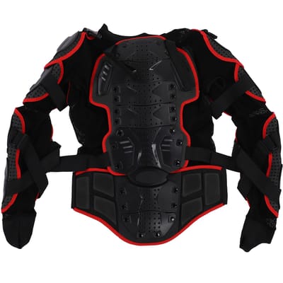 Beschermend Jack voor Motorrijden Volledig Lichaams Pantser voor Volwassen Mannen en Vrouwen 2XL black