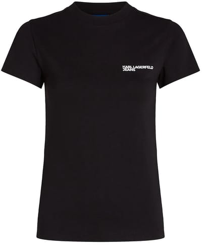 Karl Lagerfeld Jeans A1w17004 T-shirt Met Korte Mouwen Zwart XL Vrouw