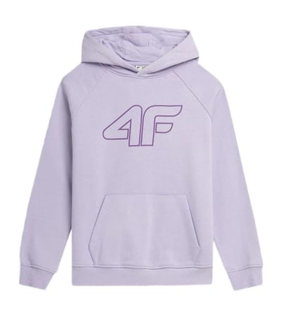 4F Meisjes Hoodie Lila - Sportief en Comfortabel voor Dagelijks Avontuur - Maat 122