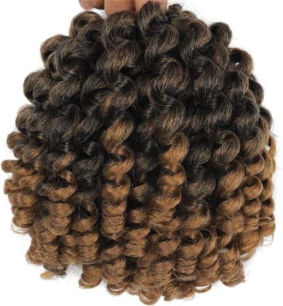 Gehaakt haar - Krullend vlechthaar - Haarstyling - Natuurlijk uitziend - 8 inch - C