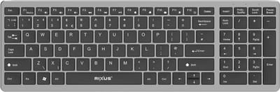 Rixus RXWK02 Bluetooth Keyboard - Universal - Ultra slim - Qwerty - Oplaadbaar - Compact design - Zilver