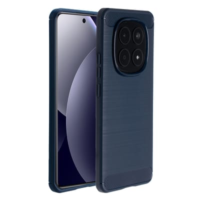 imoshion Hoesje - Geschikt voor Xiaomi Redmi Note 15 Pro (5G) - Brushed Backcover - Donkerblauw