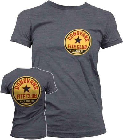 Ray Donovan Dames Tshirt -S- Donovans Fite Club Grijs