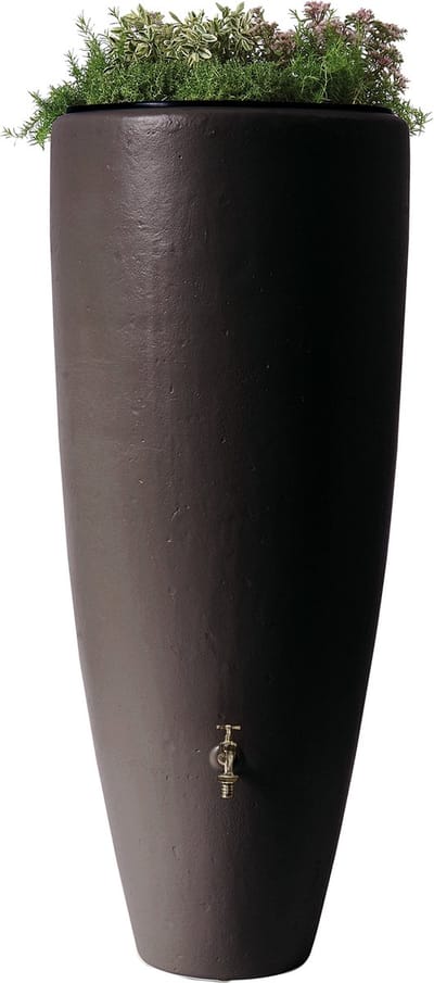 Garantia 2 in 1 Classic Line Regenton Mokka - 300 liter - Inclusief messing tapkraan 3/4" - Uv-bestendig