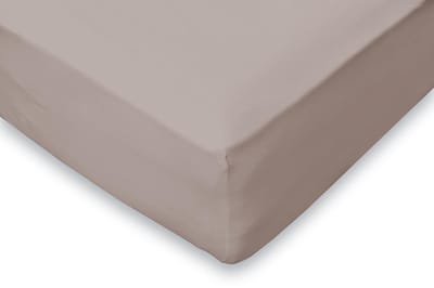Eleganzzz Hoeslaken 180gr m2 Hoogwaardig Flanel 35cm Hoekhoogte - taupe 90x200cm - Hoeslaken 90x200cm - Hoeslakens - Eenpersoons