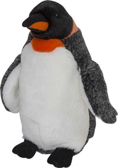 Nature Planet Pluche Konings Pinguin knuffel - 20 cm - Dieren speelgoed - knuffels cadeau - Pinguins Knuffeldieren/beesten