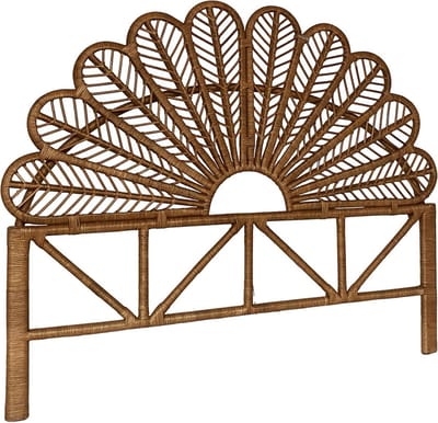 sweeek - Hoofdbord in donker rotan, anggun