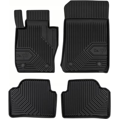 Frogum No.77 Automat / Vloermat - 3D Pasvorm - Geschikt voor BMW 3 Serie (E90/E91) 2004-2012 - Alleen xDrive - TPE Rubber - 4-delig - Hoge Rand 4cm - Zwart