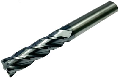Hardmetalen Frees - VHM Frees - Metaal Bewerken - Extra Lange Snijvlakken - Ø 6 mm - Zilverkleurig