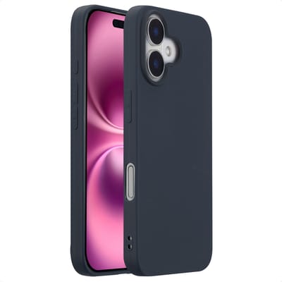 imoshion Hoesje - Geschikt voor Apple iPhone 16 - Color Backcover - Donkerblauw
