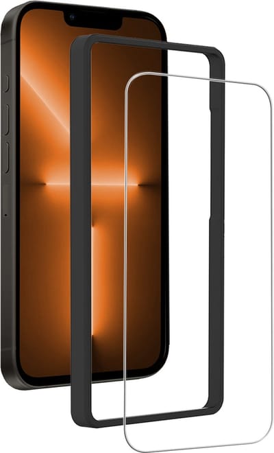 Screenprotector - Geschikt voor Apple iPhone 13 - Met Installatie Frame - Gehard Glas - Beschermglas - Tempered Glass - Screen Protector